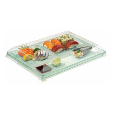 Eco-friendly trays with lids for catering events
